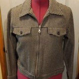 90s Express Houndstooth Wool Jacket